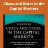 Edgar Peters – Chaos and Order in the Capital Markets –