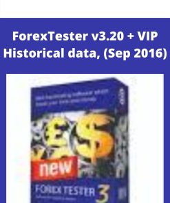 ForexTester v3.20 + VIP Historical data, (Sep 2016)