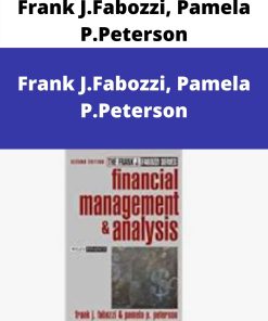 Frank J.Fabozzi, Pamela P.Peterson – Financial Management & Analysis (2nd Ed.)