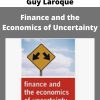 Gabrielle Demange and Guy Laroque – Finance and the Economics of Uncertainty