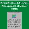 Greg N.Gregoriou – Diversification & Portfolio Management of Mutual Funds