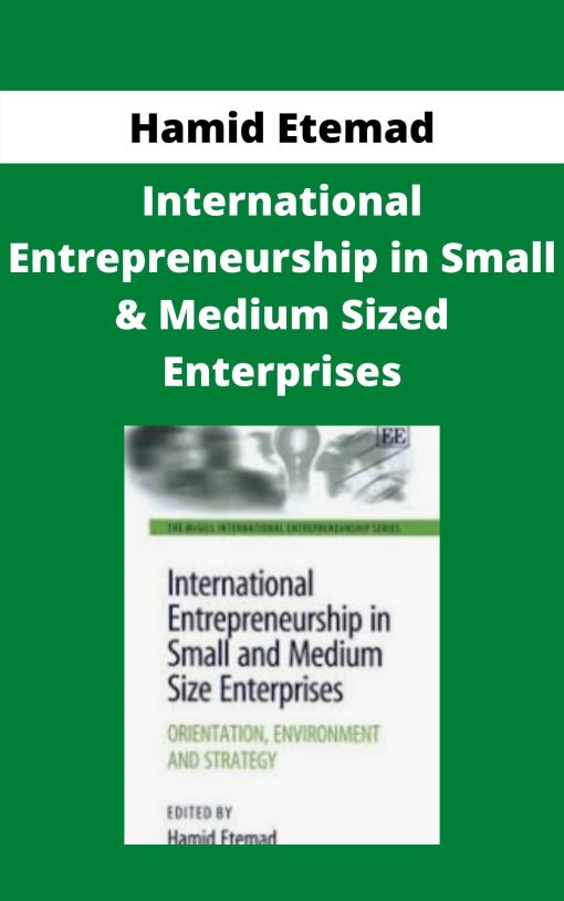 Hamid Etemad – International Entrepreneurship in Small & Medium Sized Enterprises