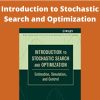 James C.Spall – Introduction to Stochastic Search and Optimization –