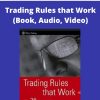 Jason Alan Jankovsky – Trading Rules that Work (Book, Audio, Video)