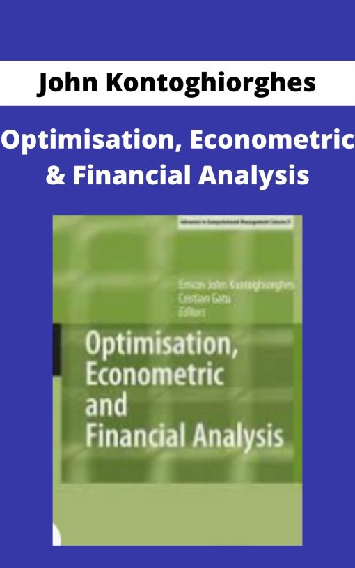 John Kontoghiorghes – Optimisation, Econometric & Financial Analysis