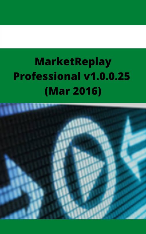 MarketReplay Professional v1.0.0.25 (Mar 2016)