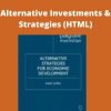 Rudiger Kiesel, etc – Alternative Investments & Strategies (HTML)