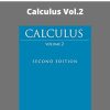 Tom M.Apostol – Calculus Vol.2