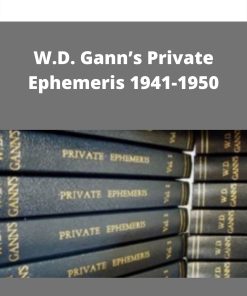 W.D. Gann?s Private Ephemeris 1941-1950