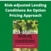 Werner Rosenberger – Risk-adjusted Lending Conditions An Option Pricing Approach