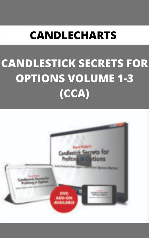 CANDLECHARTS – CANDLESTICK SECRETS FOR OPTIONS VOLUME 1-3 (CCA)