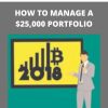 SHERIDANMENTORING – HOW TO MANAGE A $25,000 PORTFOLIO