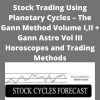 Stockcyclesforecast – Stock Trading Using Planetary Cycles – The Gann Method Volume I,II + Gann Astro Vol III Horoscopes and Trading Methods