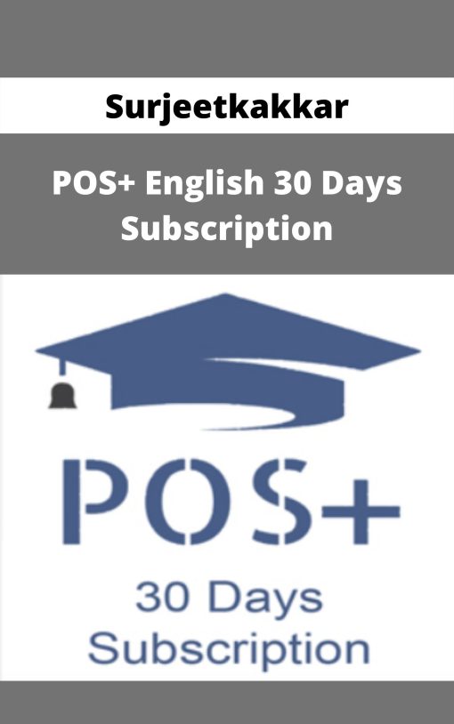 Surjeetkakkar – POS+ English 30 Days Subscription