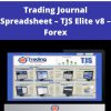 Trading Journal Spreadsheet – TJS Elite v8 – Forex