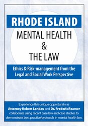 Rhode Island Mental Health & The Law – 2020 – Frederic G. Reamer, Robert Landau | Available Now !