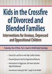 Kids in the Crossfire of Divorced and Blended Families: Interventions for Anxious, Depressed and Oppositional Children – Steve O’Brien | Available Now !