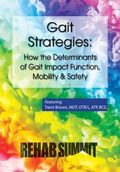 Gait Strategies: How the Determinants of Gait Impact Function, Mobility & Safety – Trent Brown | Available Now !