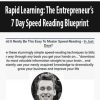 Rapid Learning: The Entrepreneur’s 7 Day Speed Reading Blueprint | Available Now !