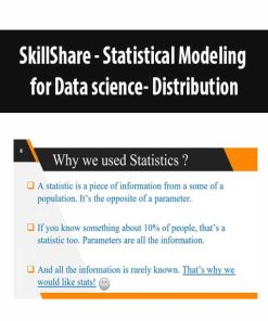 SkillShare – Statistical Modeling for Data science- Distribution | Available Now !