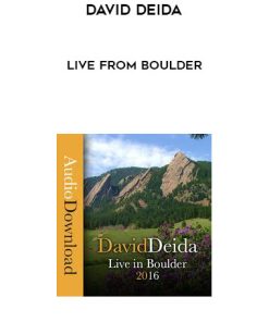 David Deida – Live from Boulder | Available Now !