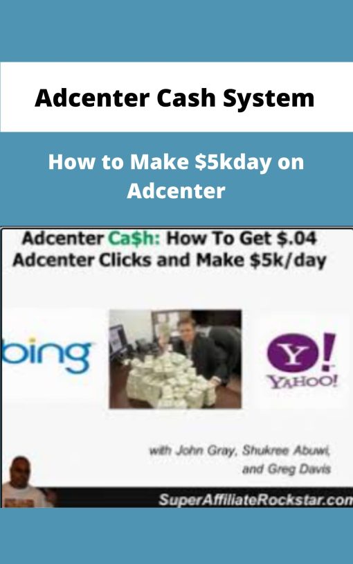 Adcenter Cash System How to Make kday on Adcenter