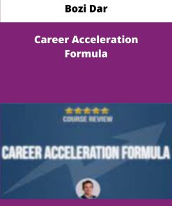 Bozi Dar Career Acceleration Formula