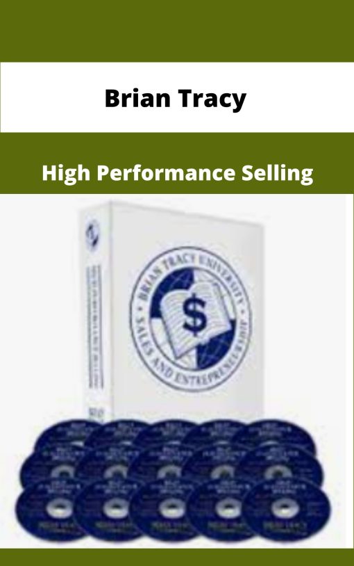Brian Tracy High Performance Selling