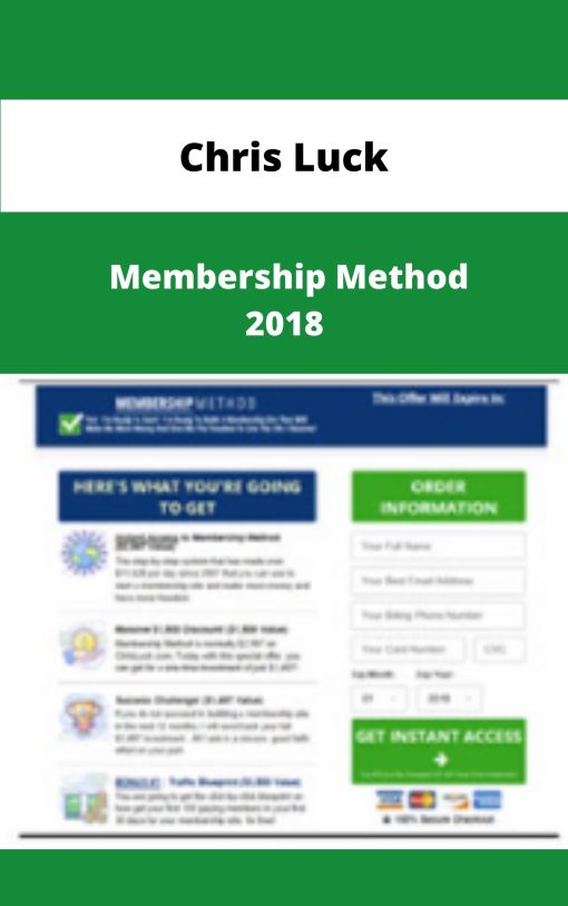 Chris Luck Membership Method