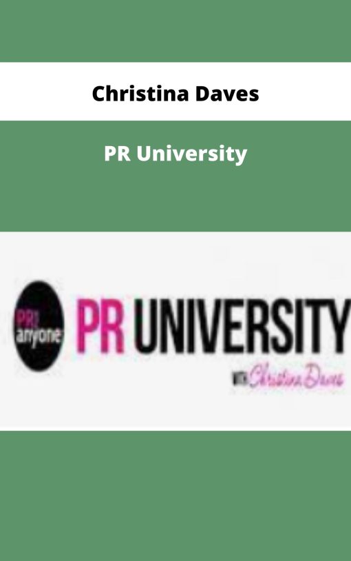 Christina Daves – PR University | Available Now !