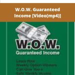 Chuck Hughes - W.O.W. Guaranteed Income [Video(mp4)] | Available Now !