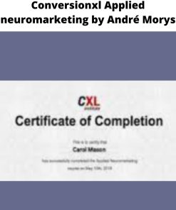 Conversionxl Applied neuromarketing by Andre Morys