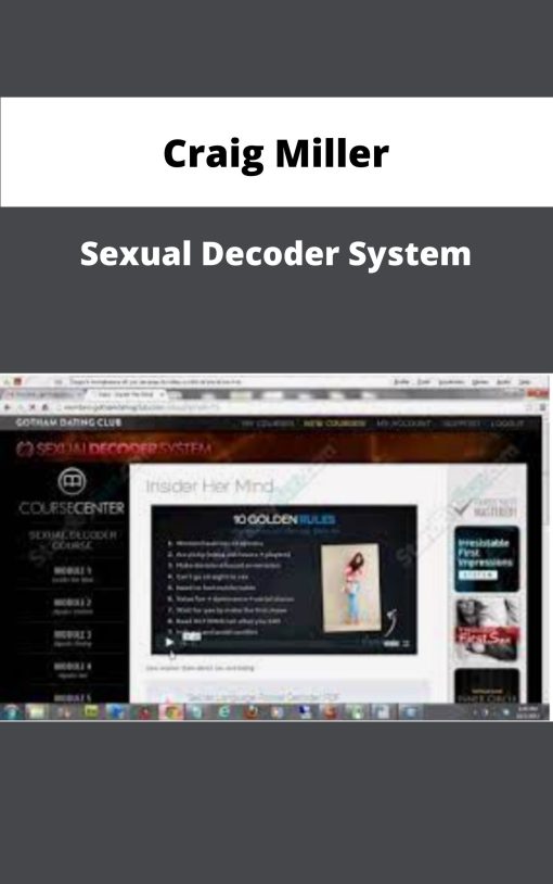 Craig Miller Sexual Decoder System