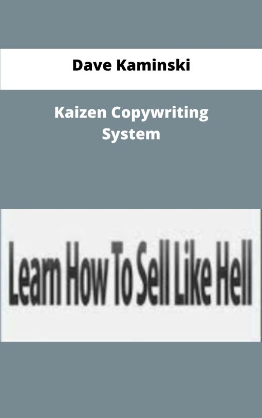 Dave Kaminski Kaizen Copywriting System