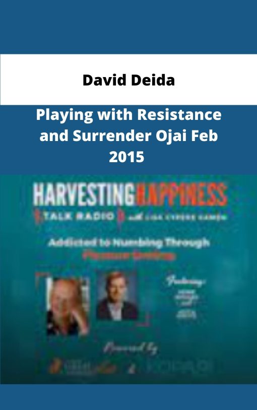 David Deida Playing with Resistance and Surrender Ojai Feb