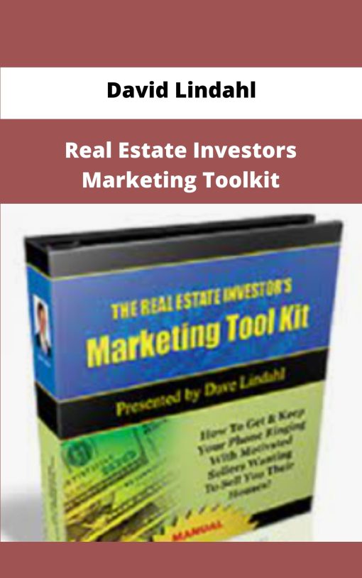David Lindahl Real Estate Investors Marketing Toolkit