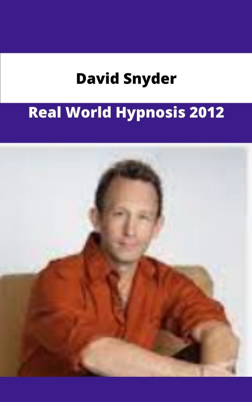 David Snyder Real World Hypnosis