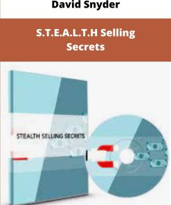 David Snyder – S T E A L T H Selling Secrets