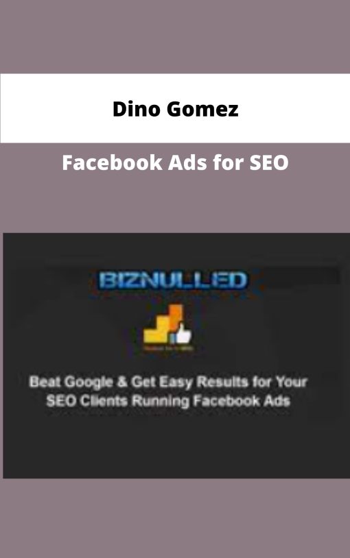 Dino Gomez Facebook Ads for SEO