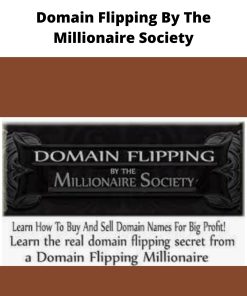 Domain Flipping By The Millionaire Society