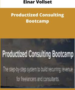 Einar Vollset Productized Consulting Bootcamp