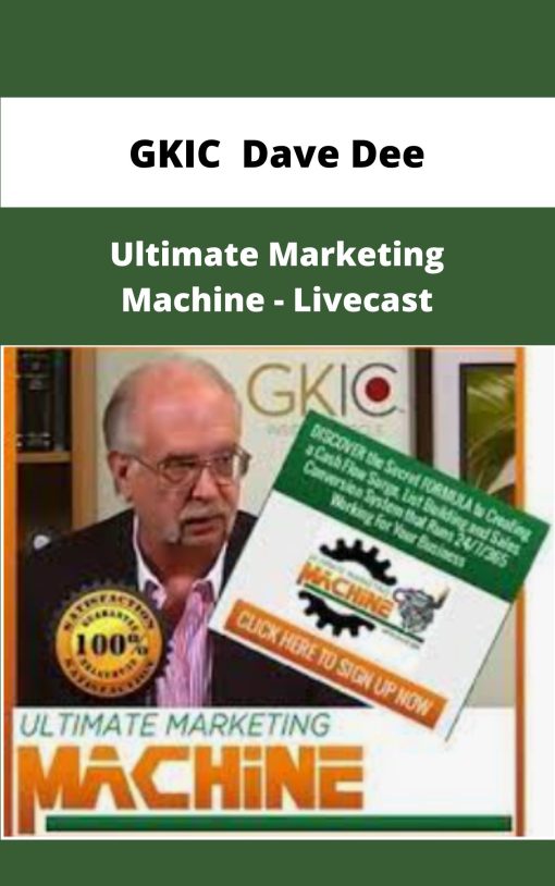 GKIC Dave Dee Ultimate Marketing Machine Livecast