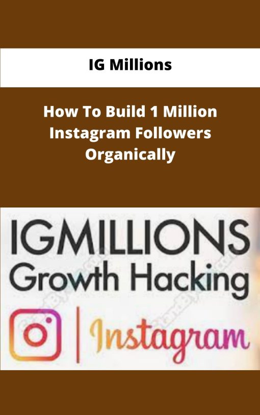 IG Millions How To Build Million Instagram Followers Organically