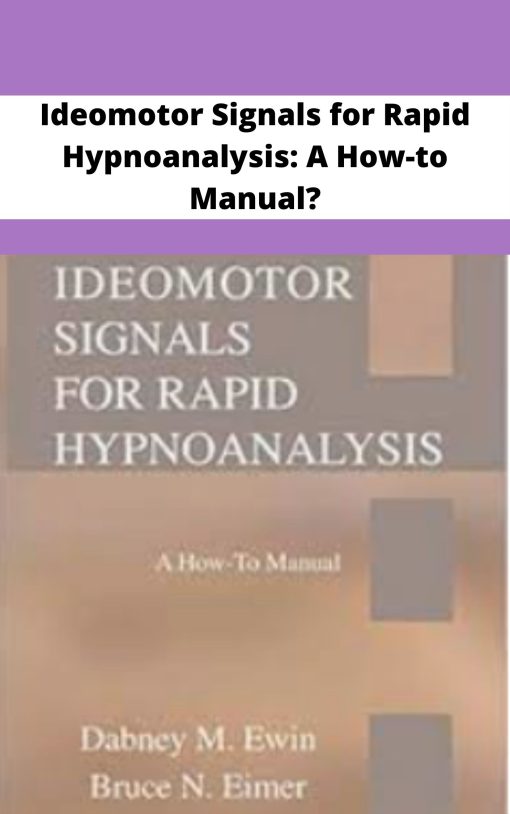 Ideomotor Signals for Rapid Hypnoanalysis