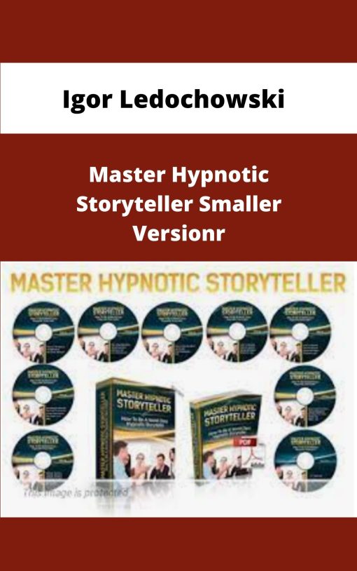 Igor Ledochowski Master Hypnotic Storyteller Smaller Versionr