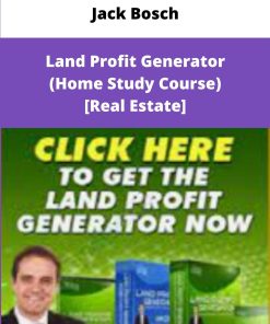Jack Bosch Land Profit Generator Home Study Course Real Estate
