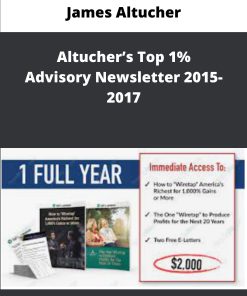 James Altucher – Altuchers Top Advisory Newsletter