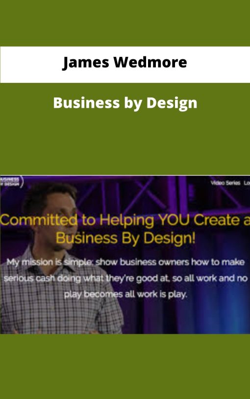 James Wedmore Business by Design
