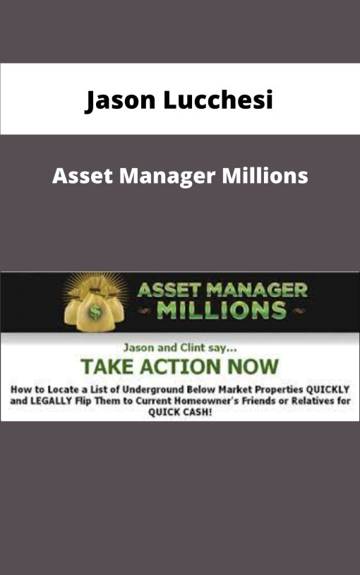 Jason Lucchesi Asset Manager Millions