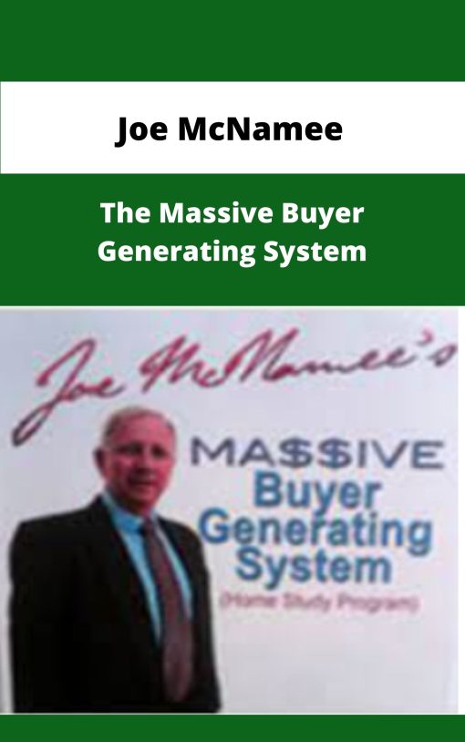 Joe McNamee The Massive Buyer Generating System